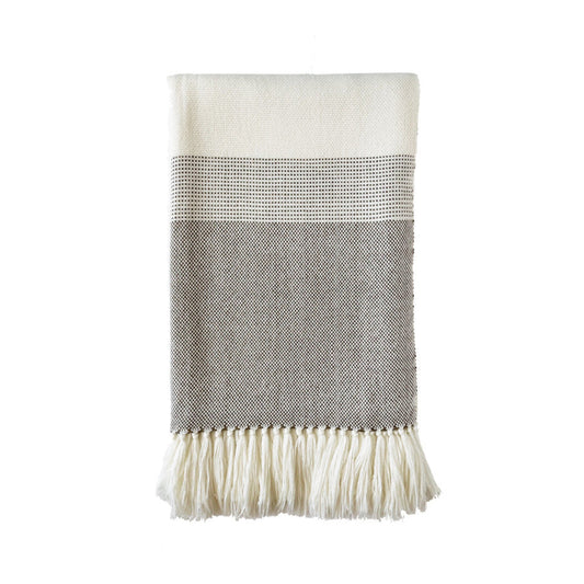 Palma Handwoven Throw - Ivory